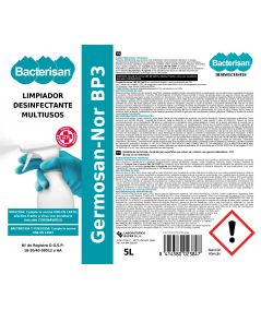 Germosan Nor BP3 | Desinfectante de superficies | Bacterisan