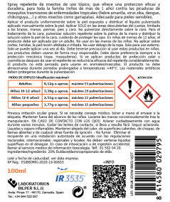 Mosquito Repellent Spray 100ml
