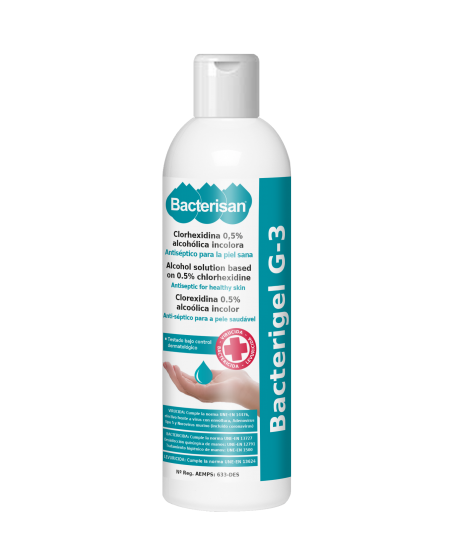 Bacterigel G-3 | Desinfectante manos | Bacterisan